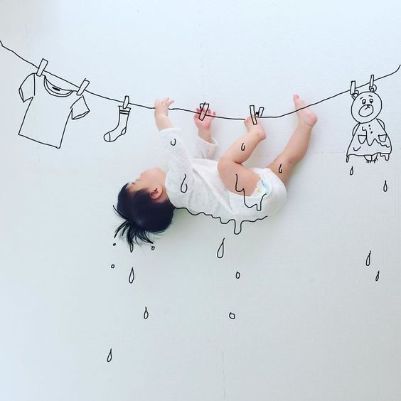  fotos criativas de bebê