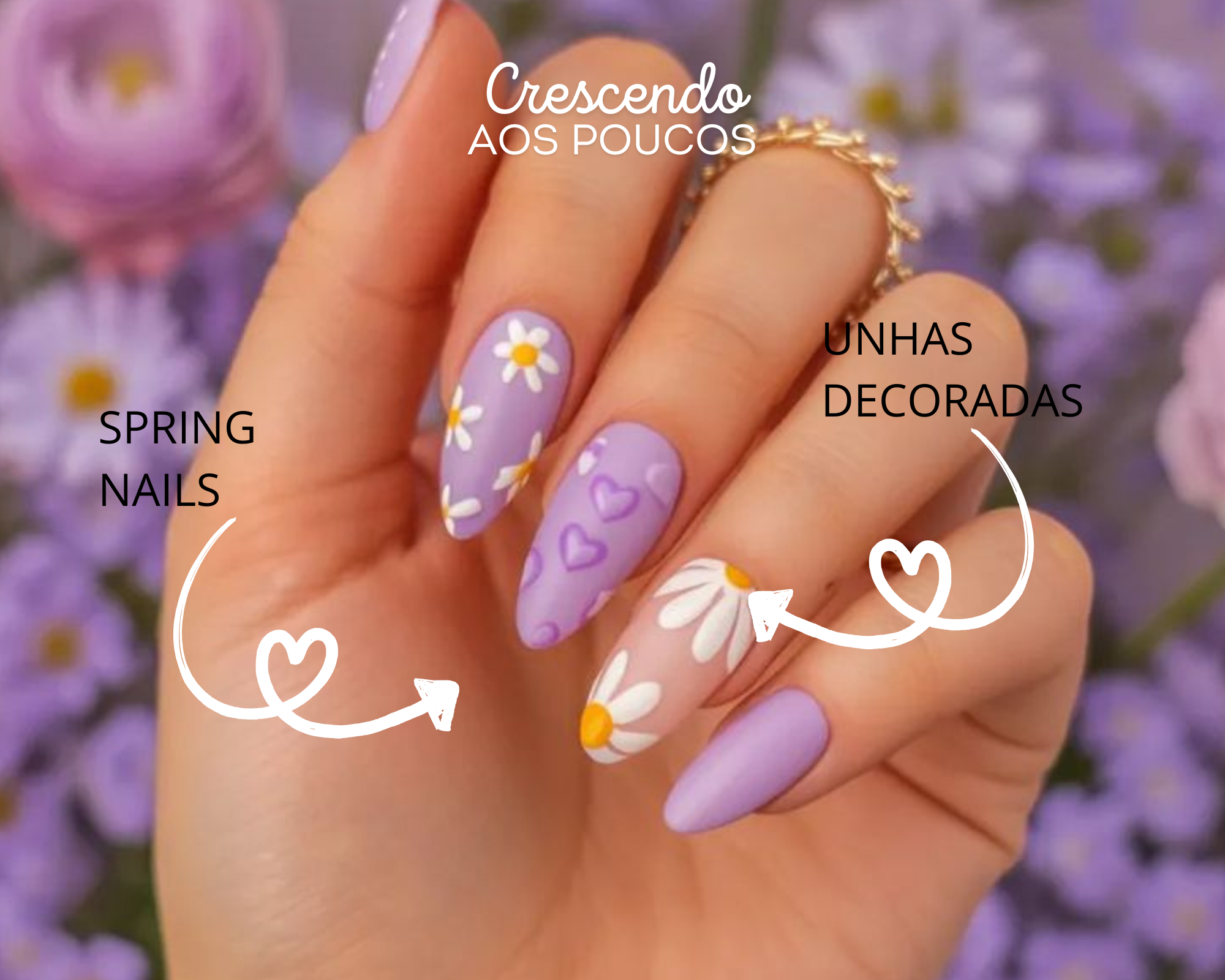 10 Unhas para primavera: Ideias de spring nails