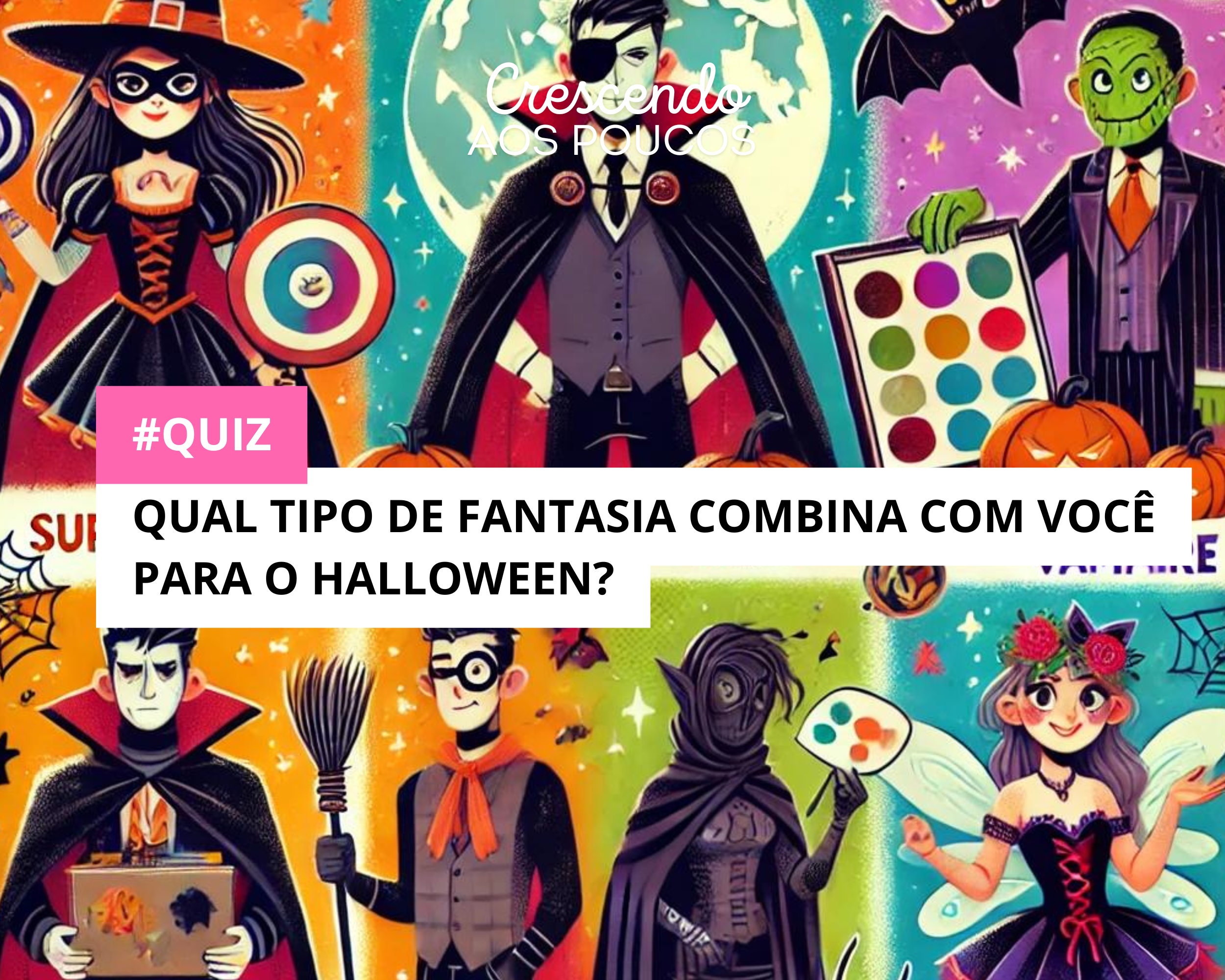 TESTE: Qual tipo de fantasia combina com você para o Halloween?