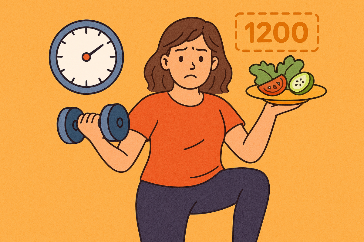 Faço dieta e não emagreço