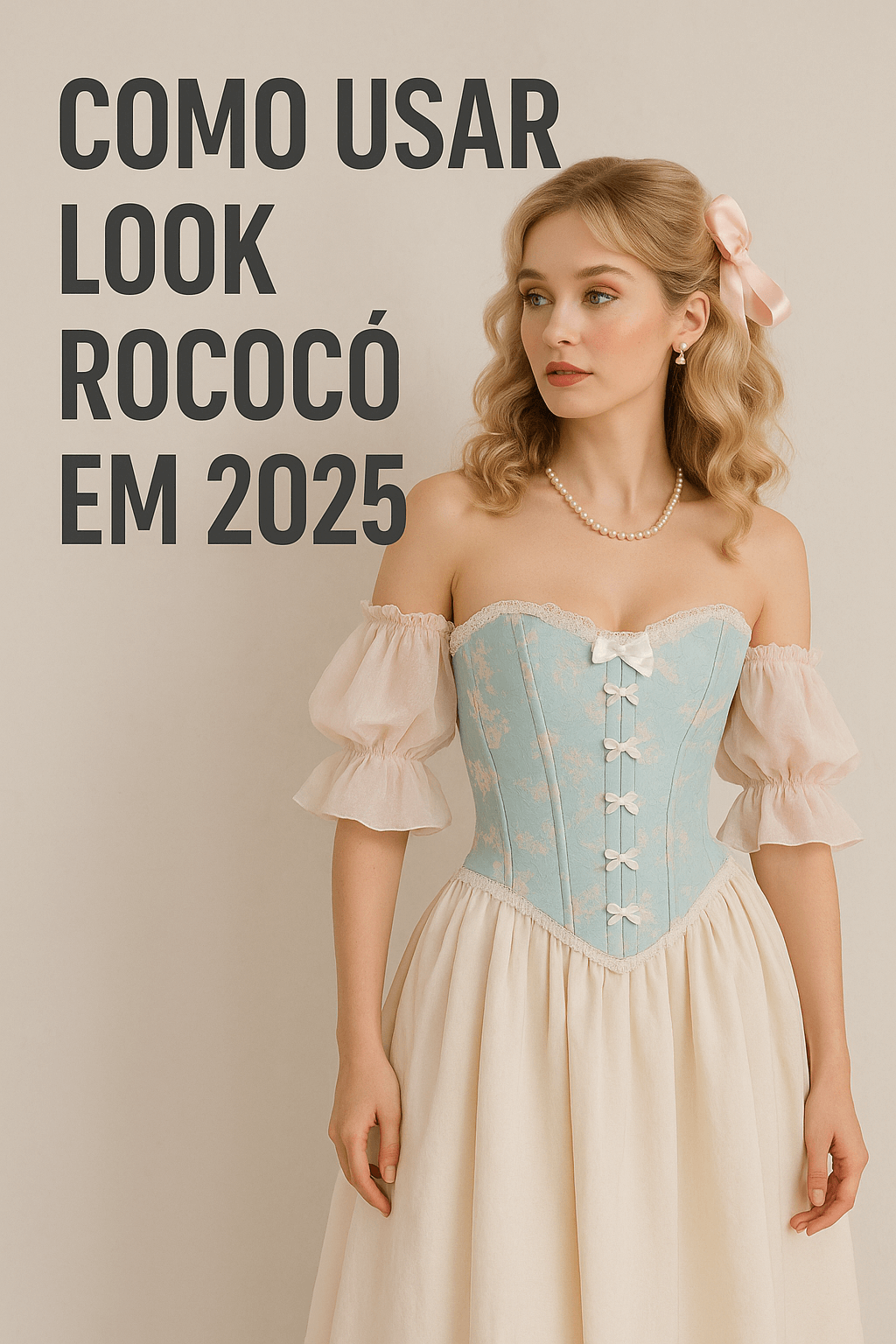 Como usar look rococó em 2025: romantismo com toque moderno
