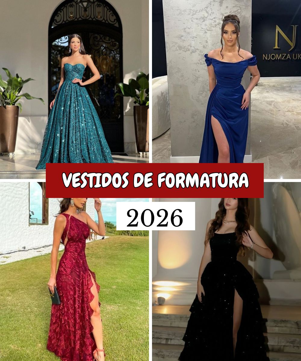 15 Modelos de vestidos de formatura para se inspirar