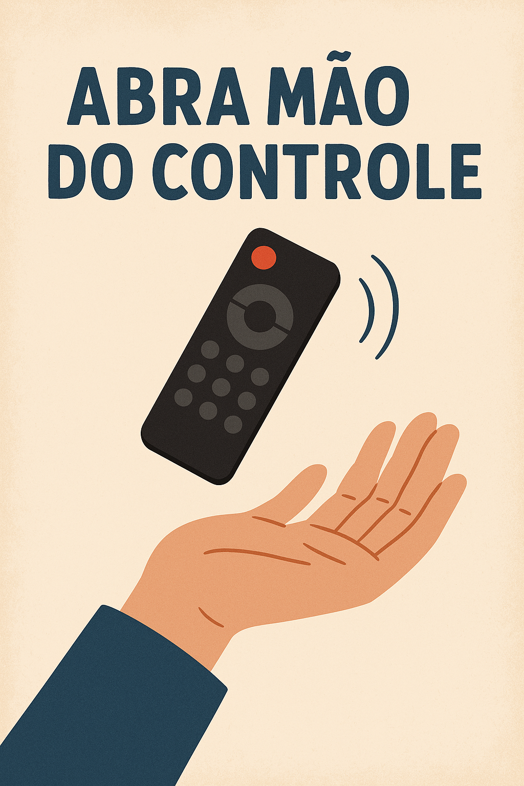 Abra mão do controle: A vida é agora