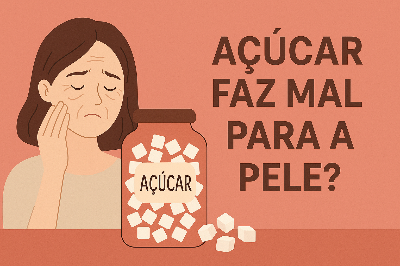Açúcar faz mal para a pele? Descubra agora!
