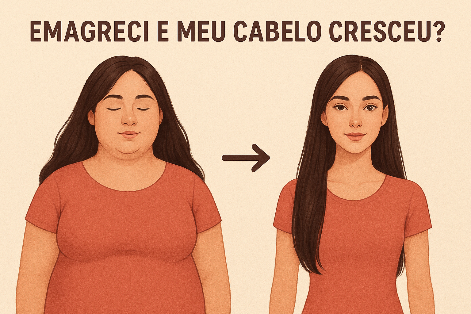 Emagreci e meu cabelo parece maior: mito ou verdade?