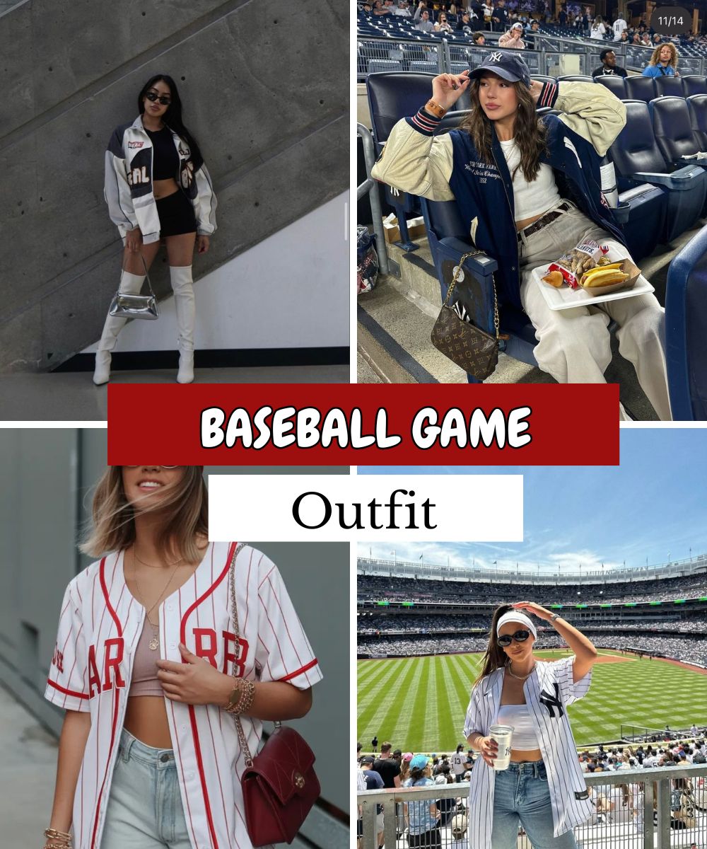 Look para Jogo de Beisebol: O Baseball Game Outfit Perfeito