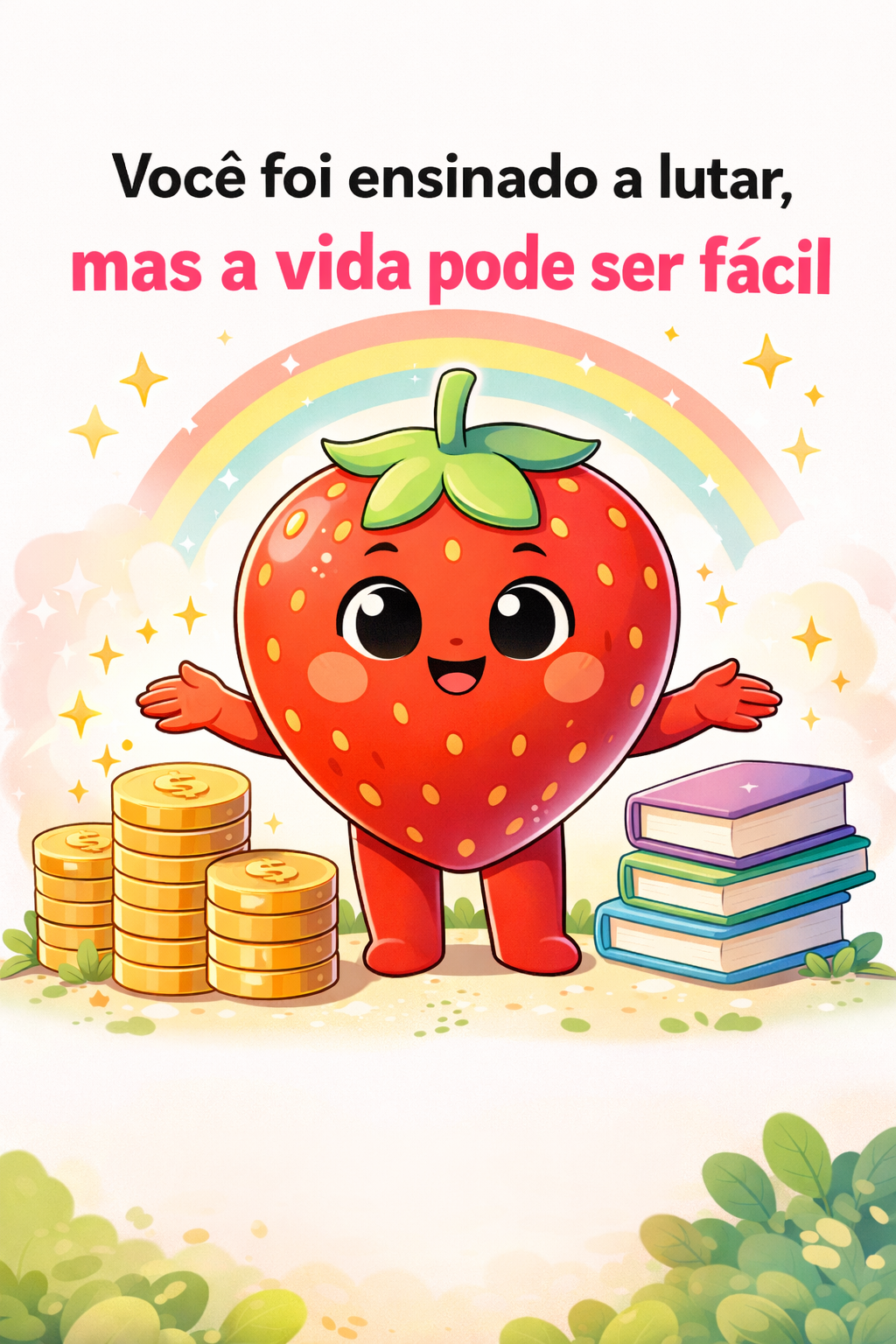 Você foi ensinado a lutar e por isso acredita que tudo é difícil