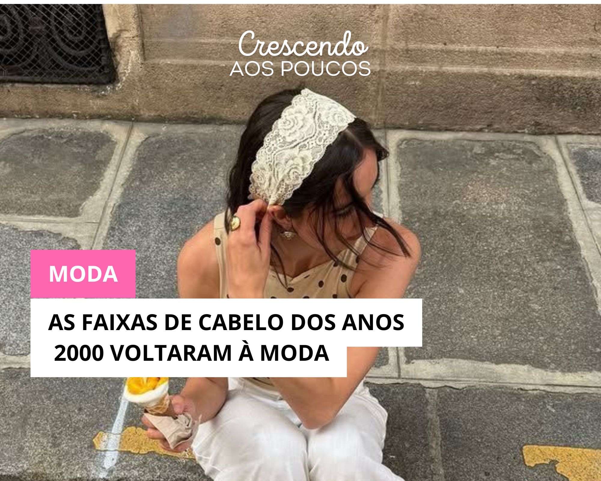 As faixas de cabelo dos anos 2000 voltaram à moda