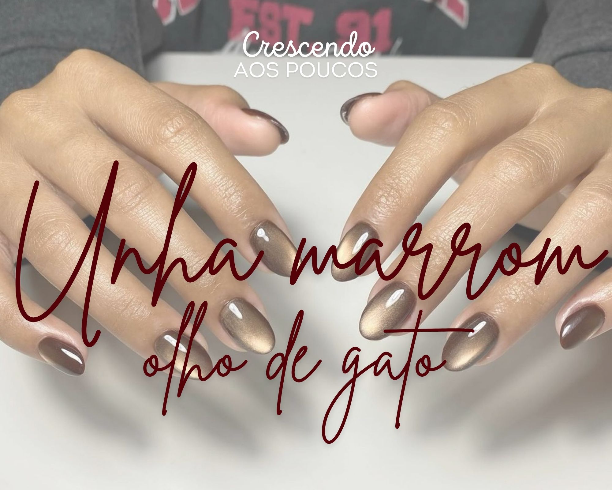 Unhas Marrom Olho de Gato: A Tendência Elegante Que Vai Dominar Sua Próxima Manicure