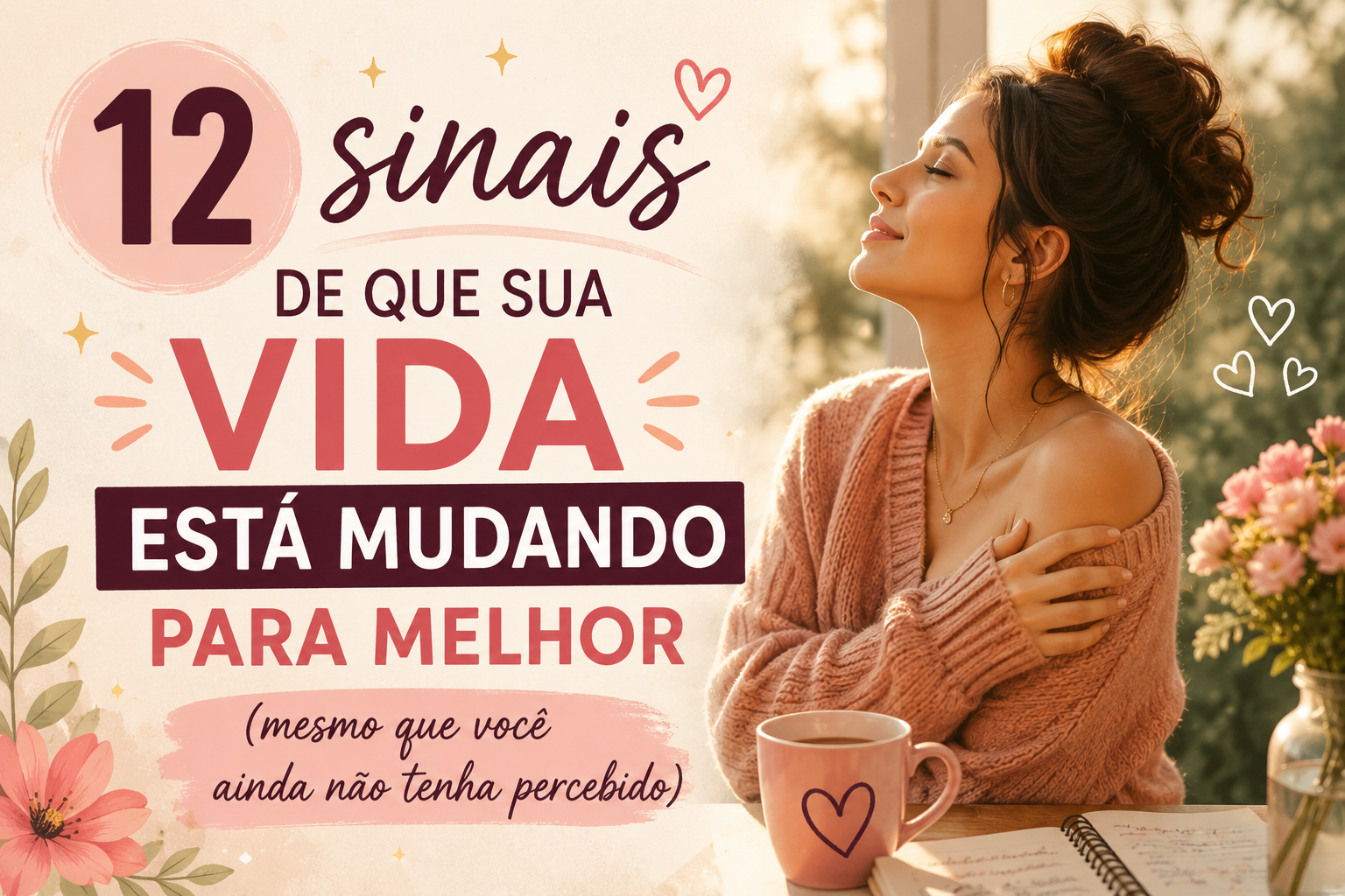 12 sinais de que sua vida está mudando para melhor